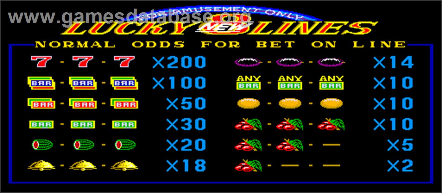 F-16 Super 8 Lines - Arcade - Artwork - Title Screen