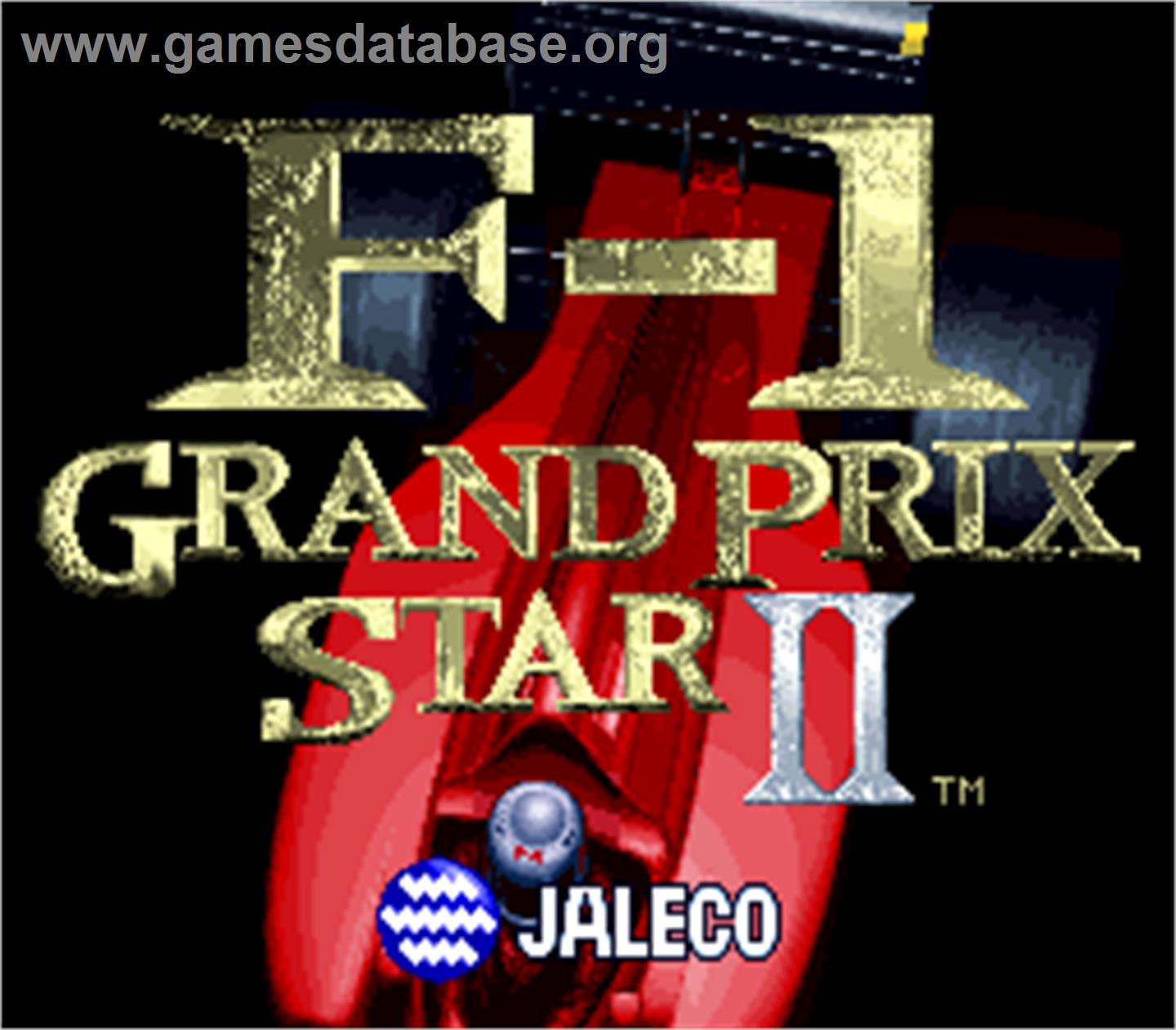 F-1 Grand Prix Star II - Arcade - Artwork - Title Screen