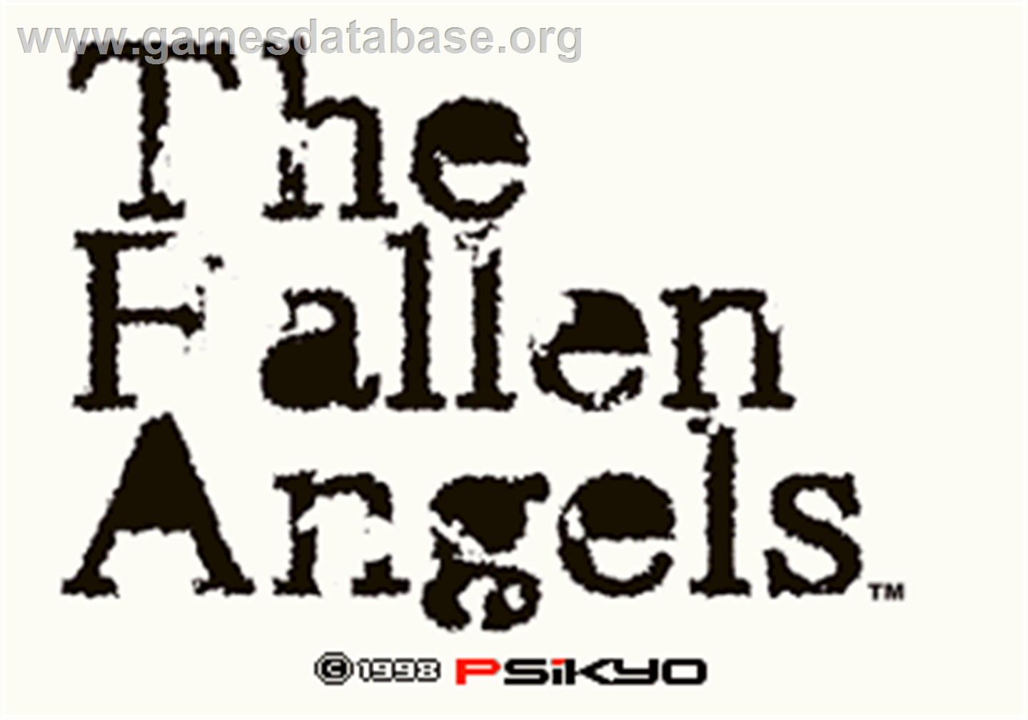 Fallen Angels, The - Arcade - Artwork - Title Screen