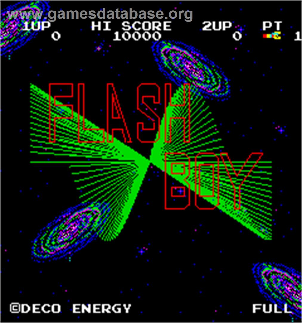 Flash Boy - Arcade - Artwork - Title Screen