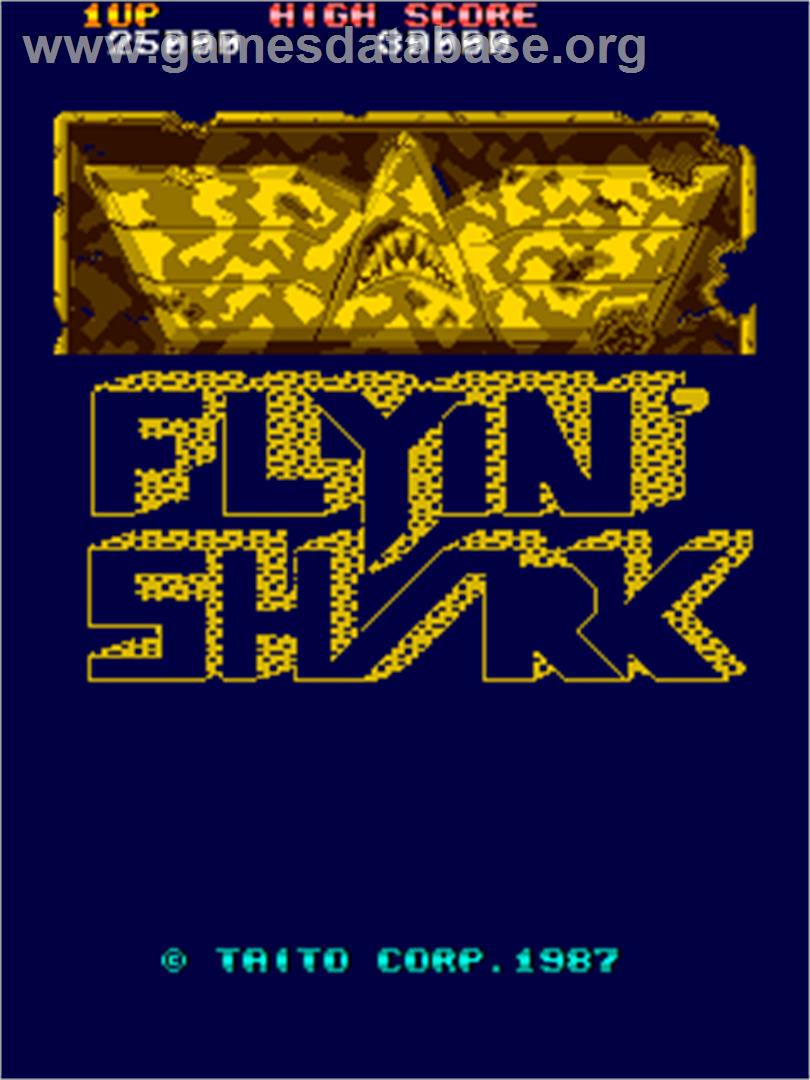 Flyin' Shark - Arcade - Artwork - Title Screen