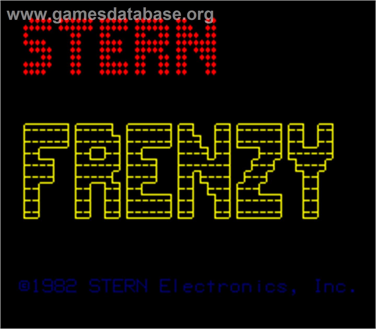 Frenzy - Arcade - Artwork - Title Screen