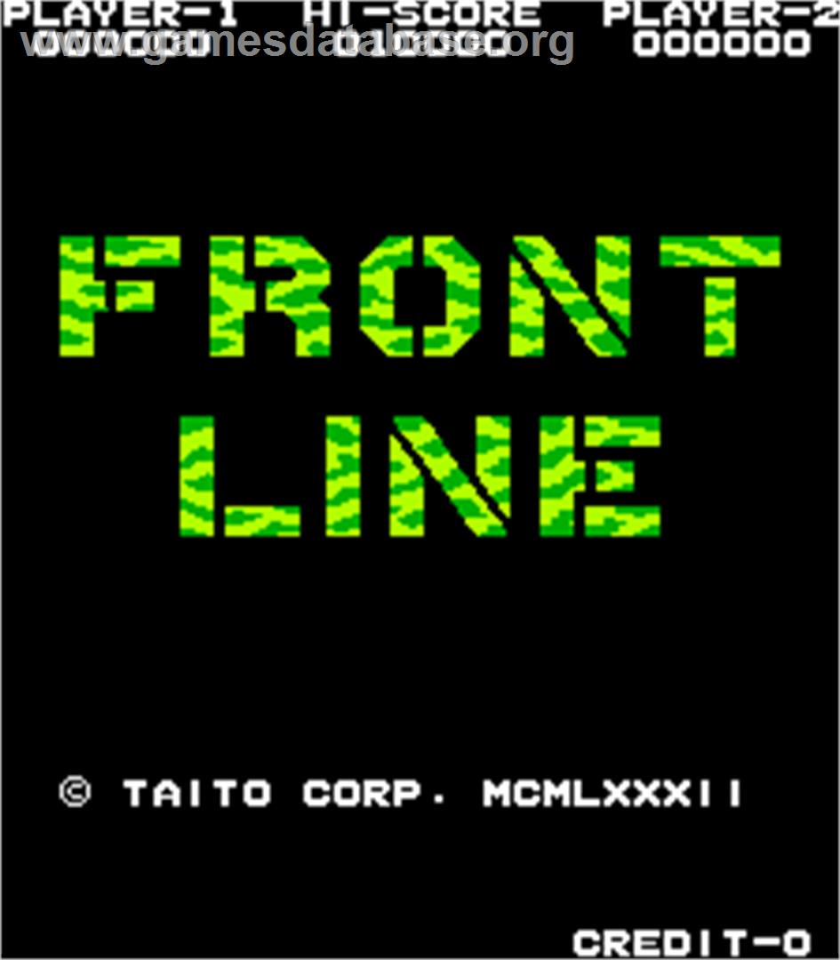 Front Line - Arcade - Artwork - Title Screen