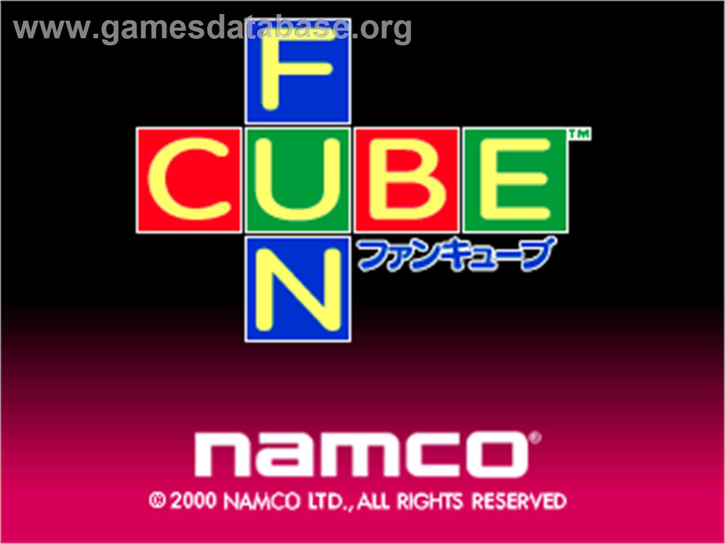Funcube - Arcade - Artwork - Title Screen