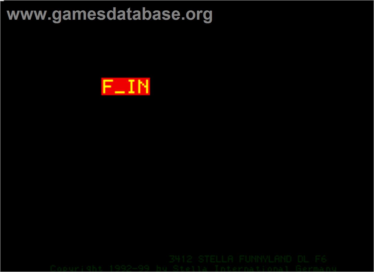 Funny Land de Luxe - Arcade - Artwork - Title Screen