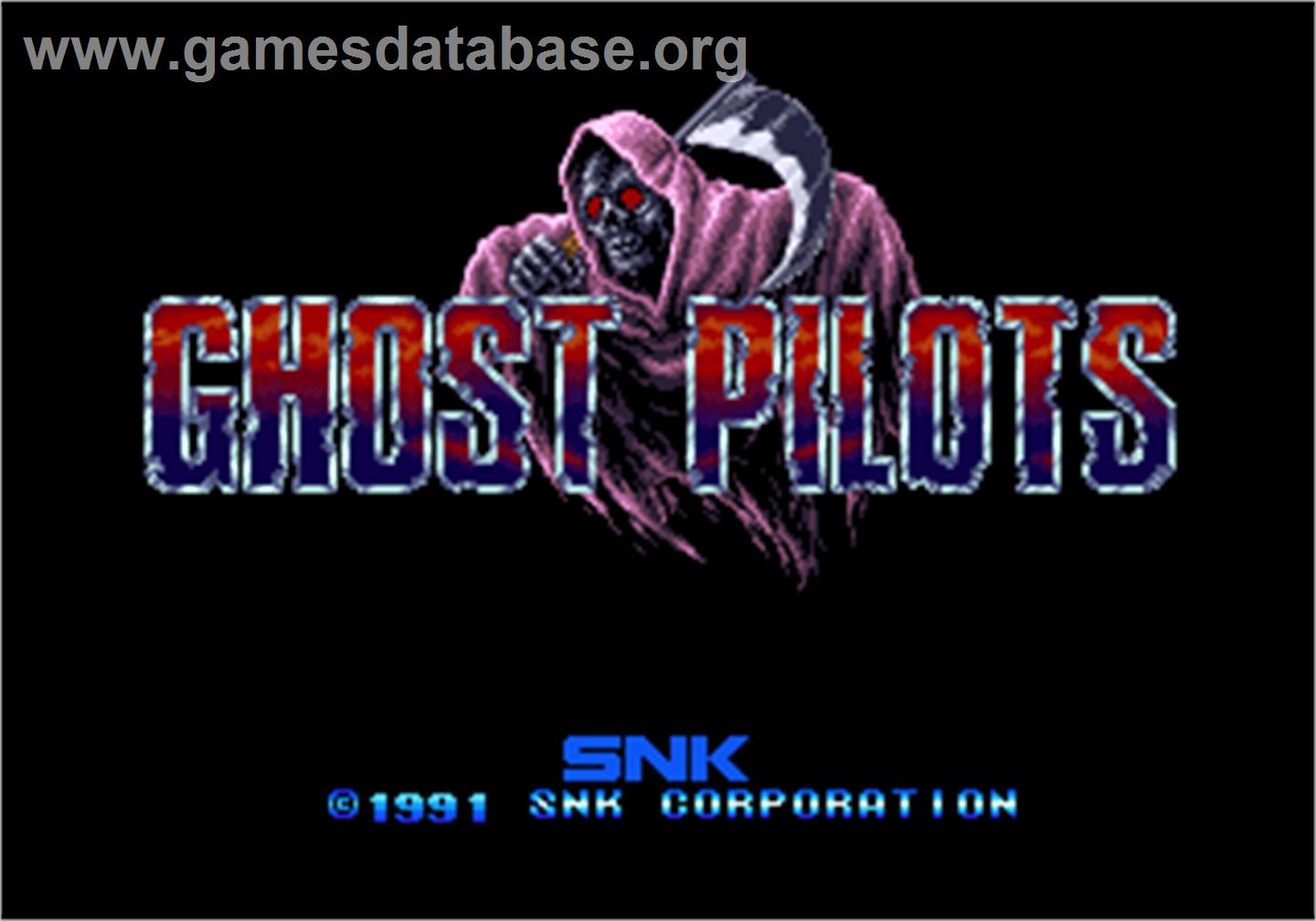 Ghost Pilots - Arcade - Artwork - Title Screen