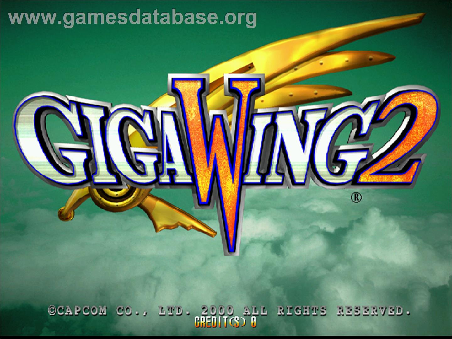 Giga Wing 2 - Arcade - Artwork - Title Screen