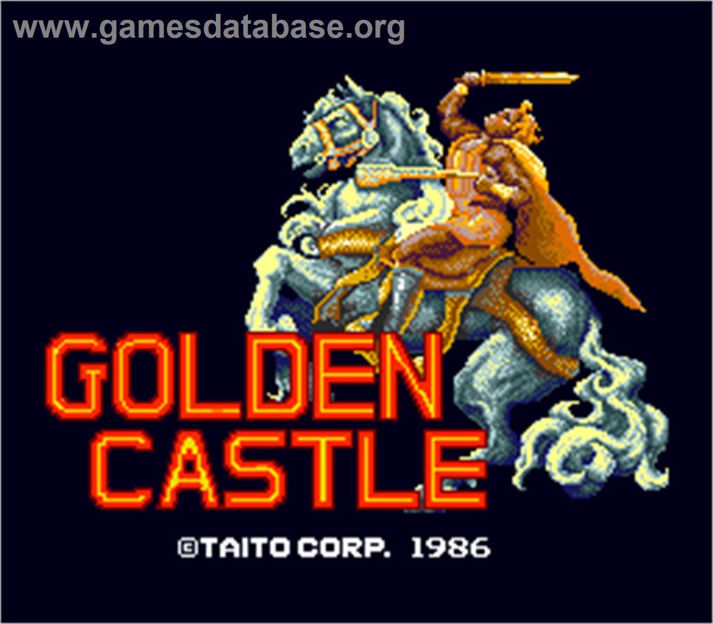 Golden Castle - Arcade - Artwork - Title Screen