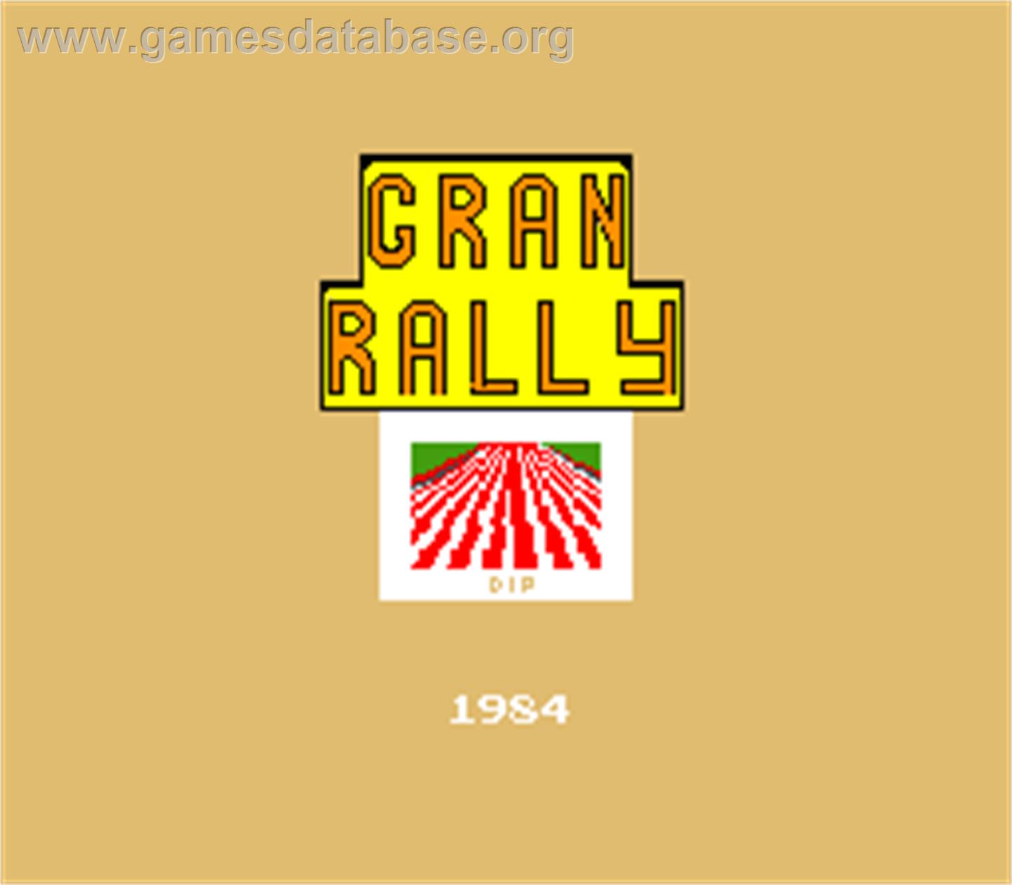 Gran Rally - Arcade - Artwork - Title Screen