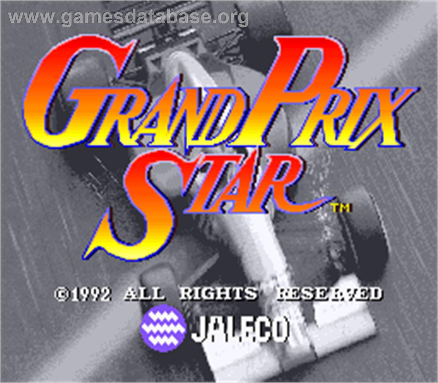 Grand Prix Star - Arcade - Artwork - Title Screen
