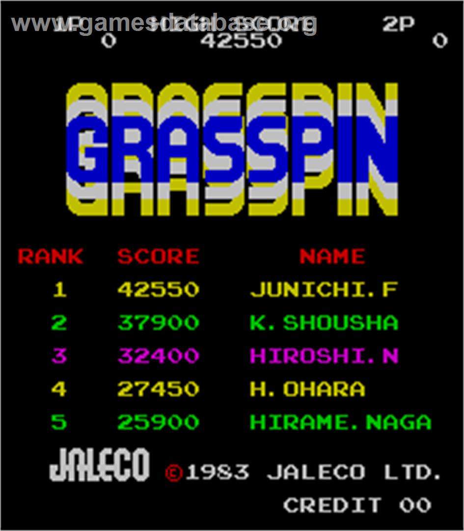 Grasspin - Arcade - Artwork - Title Screen