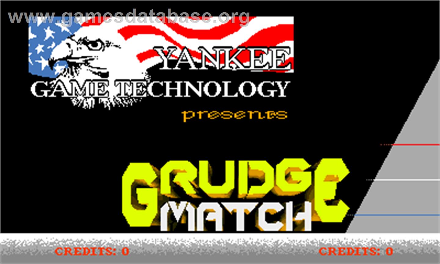 Grudge Match - Arcade - Artwork - Title Screen