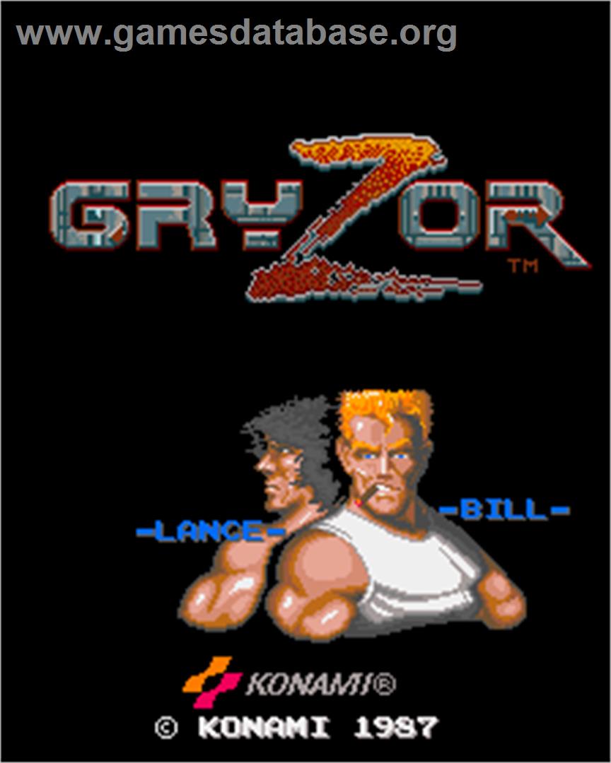 Gryzor - Arcade - Artwork - Title Screen