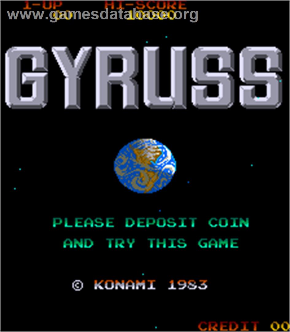 Gyruss - Arcade - Artwork - Title Screen