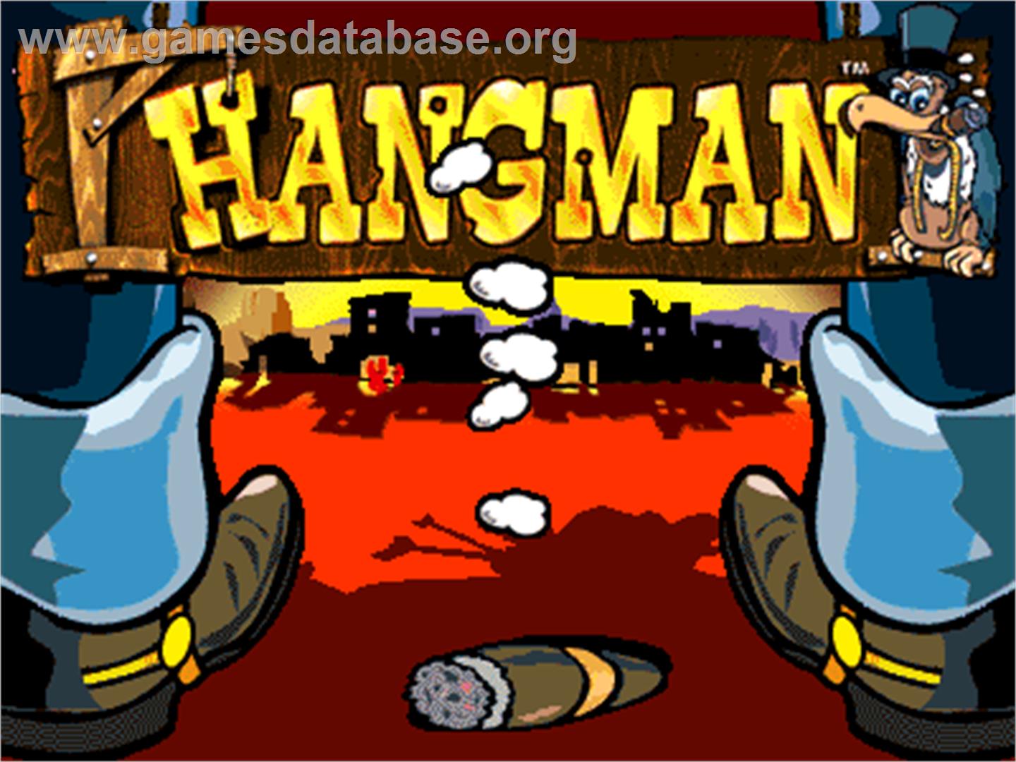 Hangman - Arcade - Artwork - Title Screen