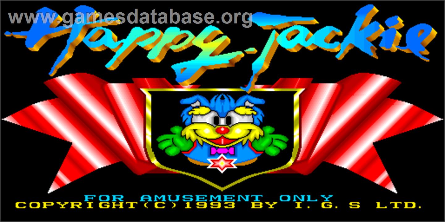 Happy Jackie - Arcade - Artwork - Title Screen