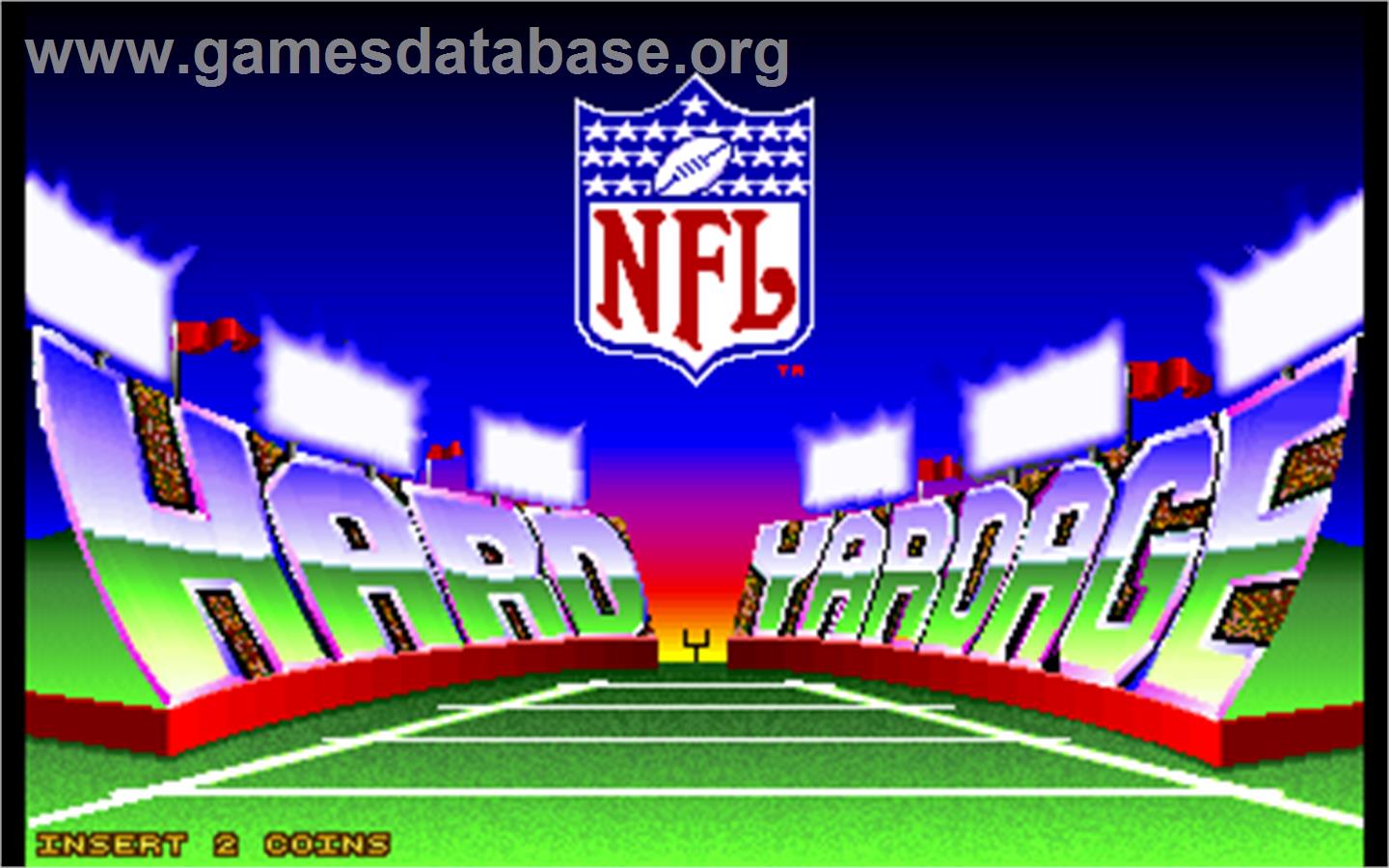 Hard Yardage - Arcade - Artwork - Title Screen