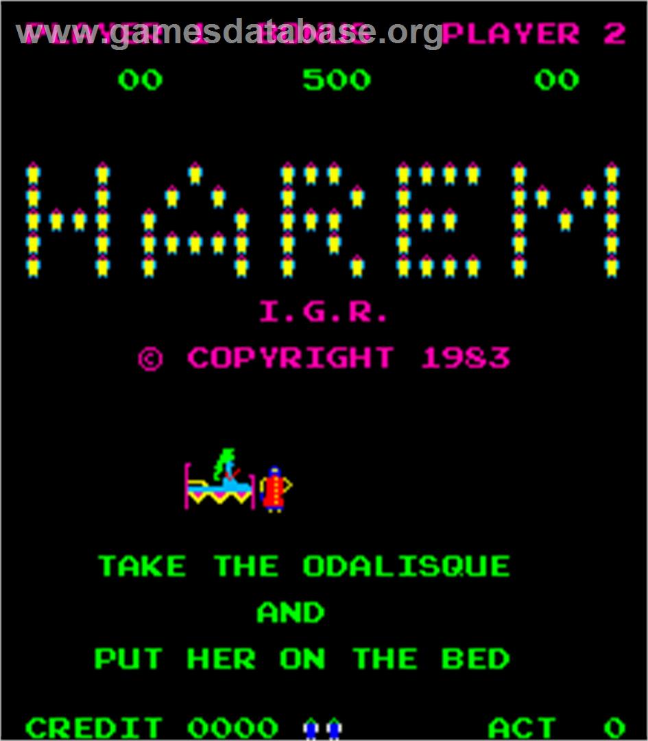 Harem - Arcade - Artwork - Title Screen