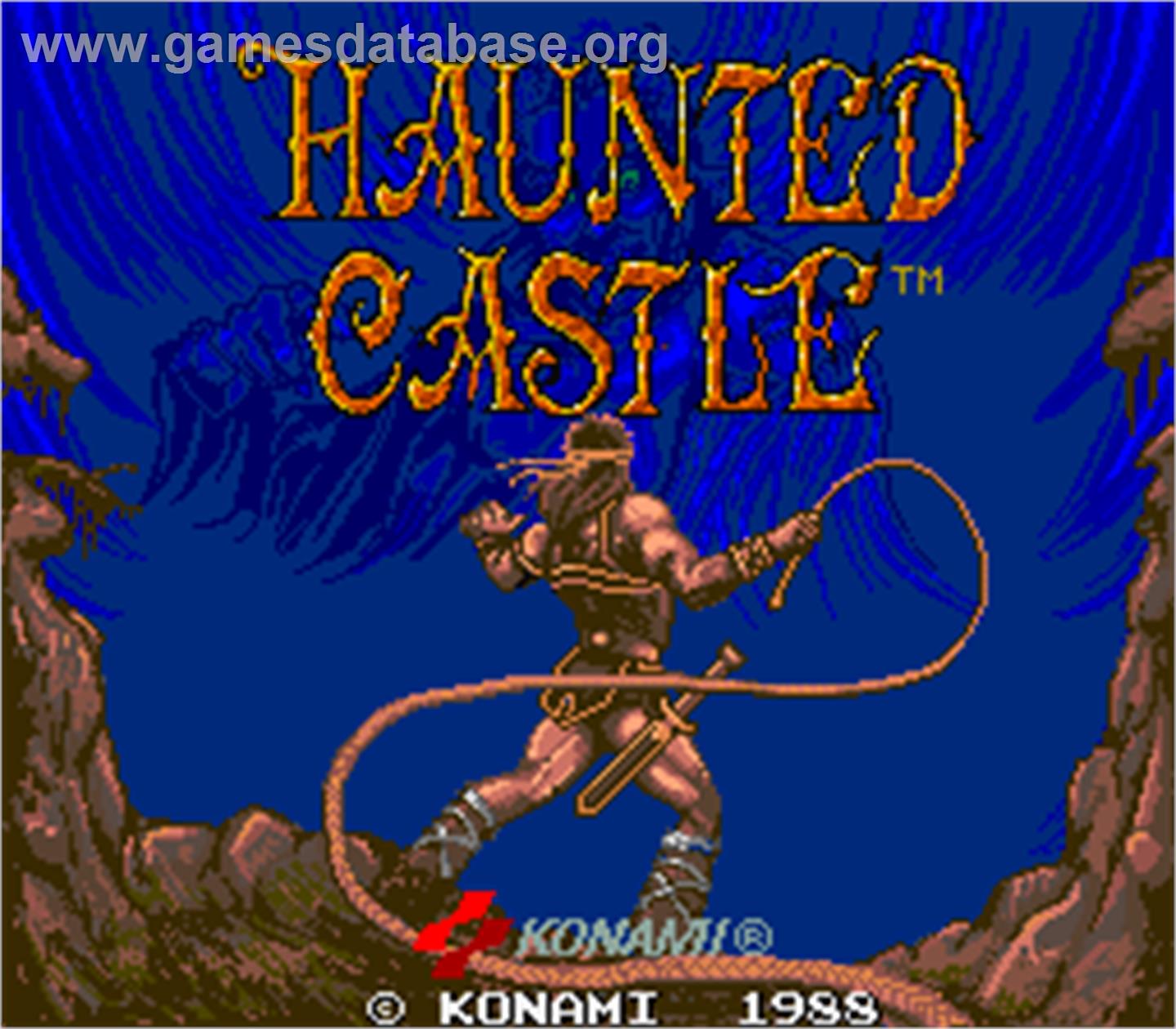 Haunted Castle - Arcade - Artwork - Title Screen