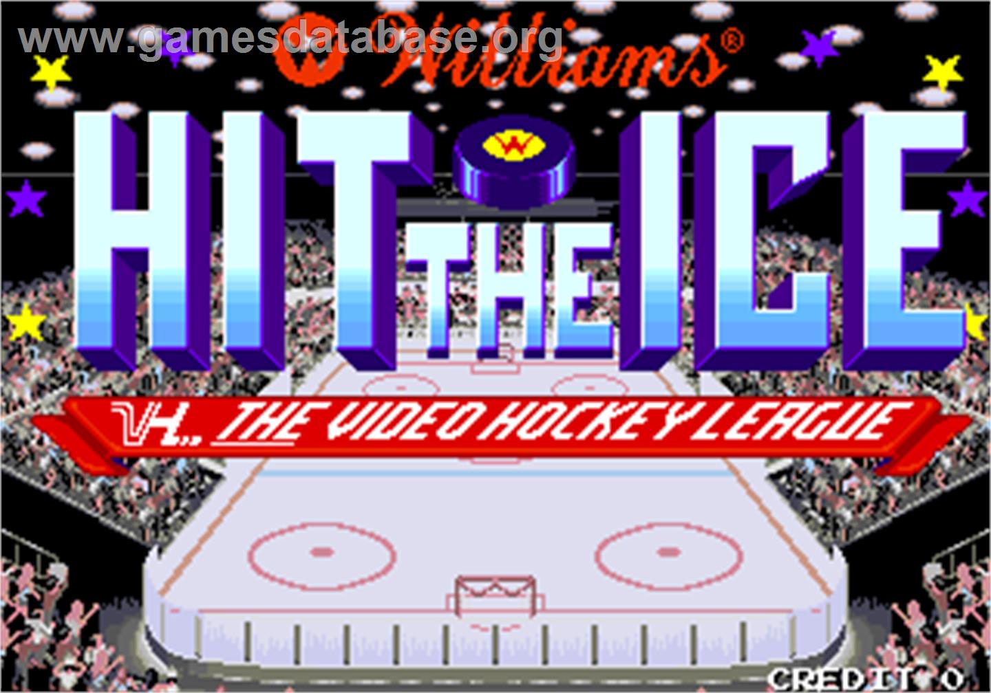 Hit the Ice - Arcade - Artwork - Title Screen