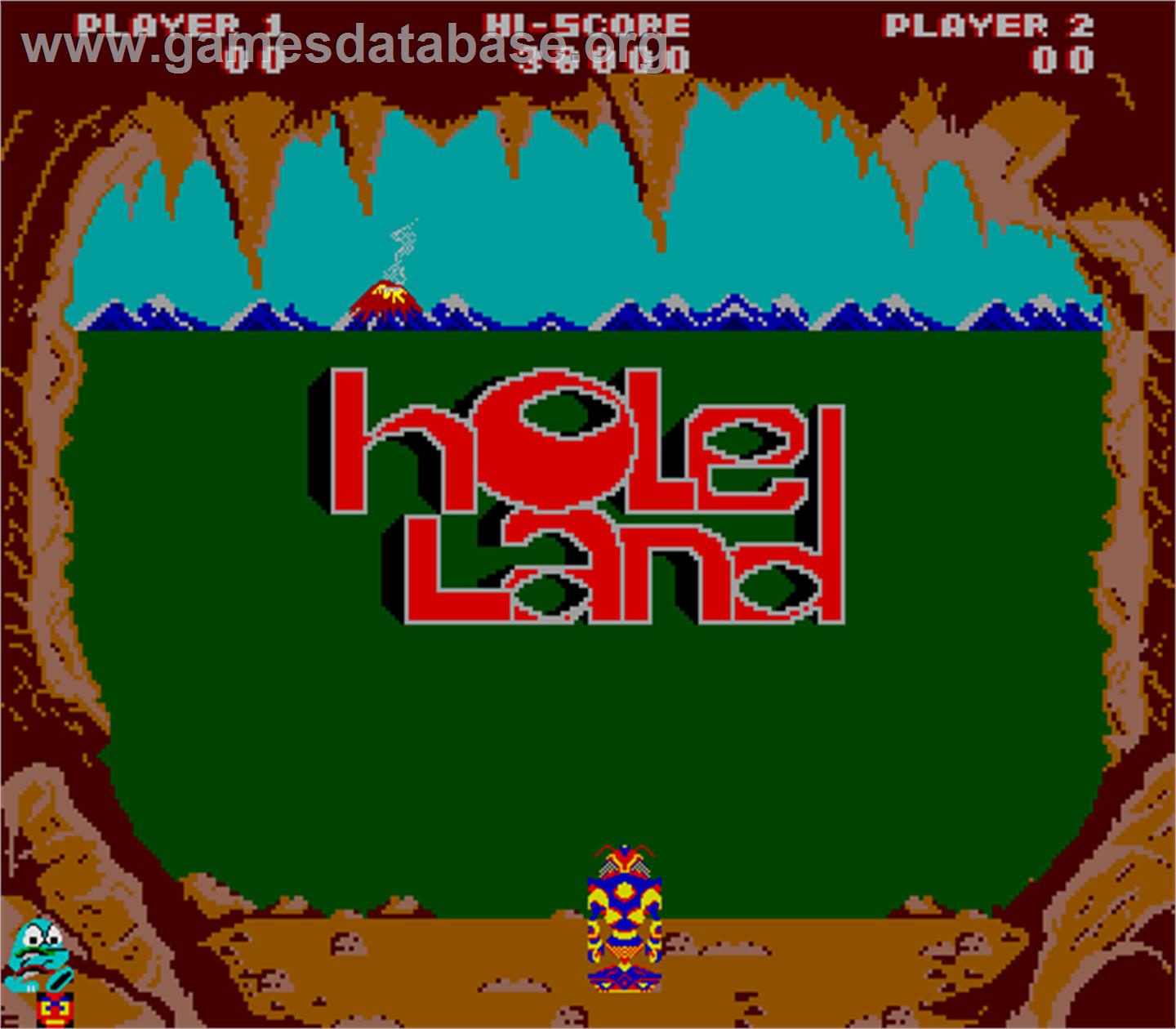 Hole Land - Arcade - Artwork - Title Screen