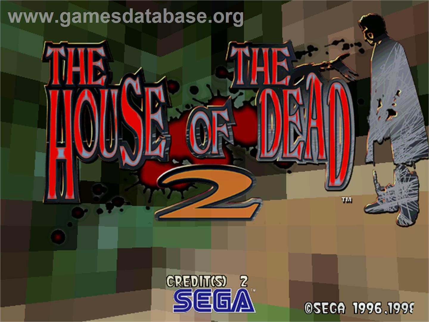 House of the Dead 2 - Arcade - Artwork - Title Screen