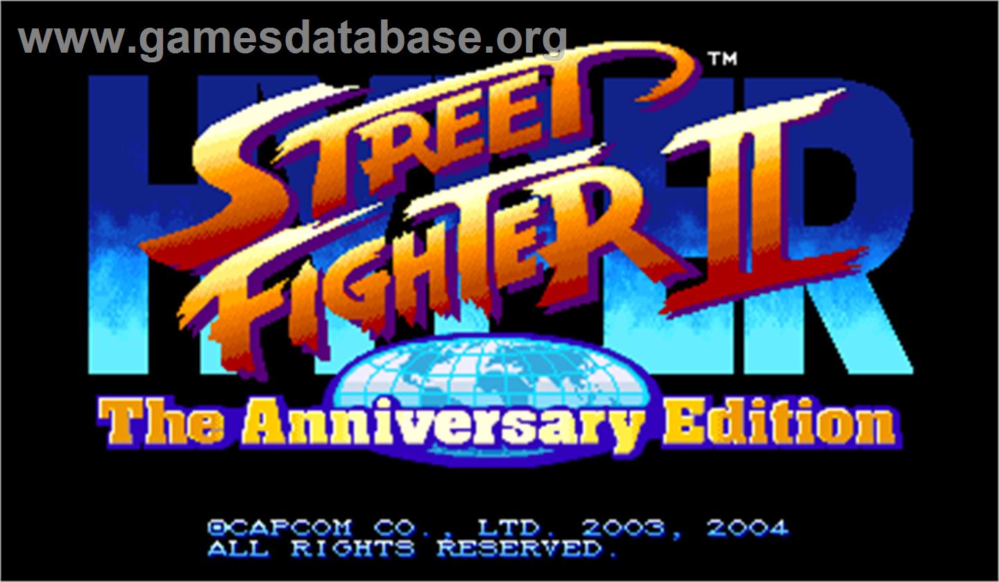 Hyper Street Fighter II: The Anniversary Edition - Arcade - Artwork - Title Screen