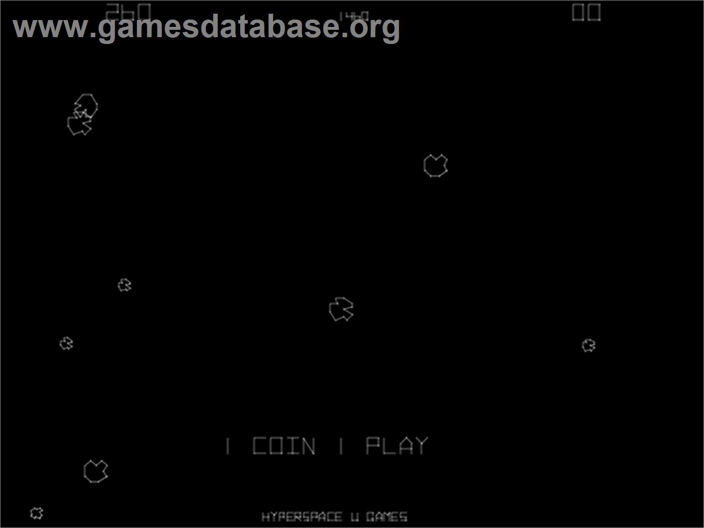Hyperspace - Arcade - Artwork - Title Screen