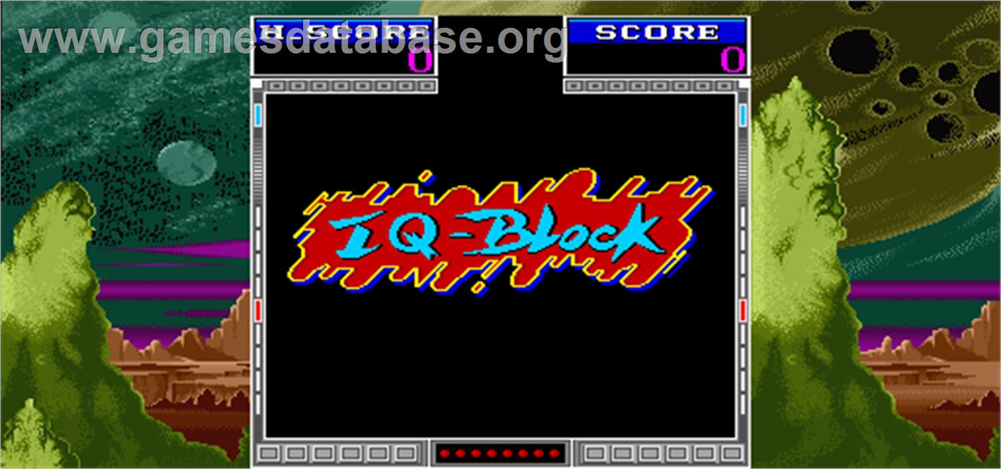 IQ-Block - Arcade - Artwork - Title Screen