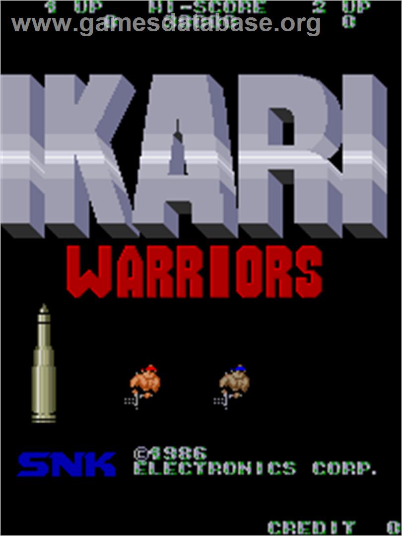 Ikari Warriors - Arcade - Artwork - Title Screen