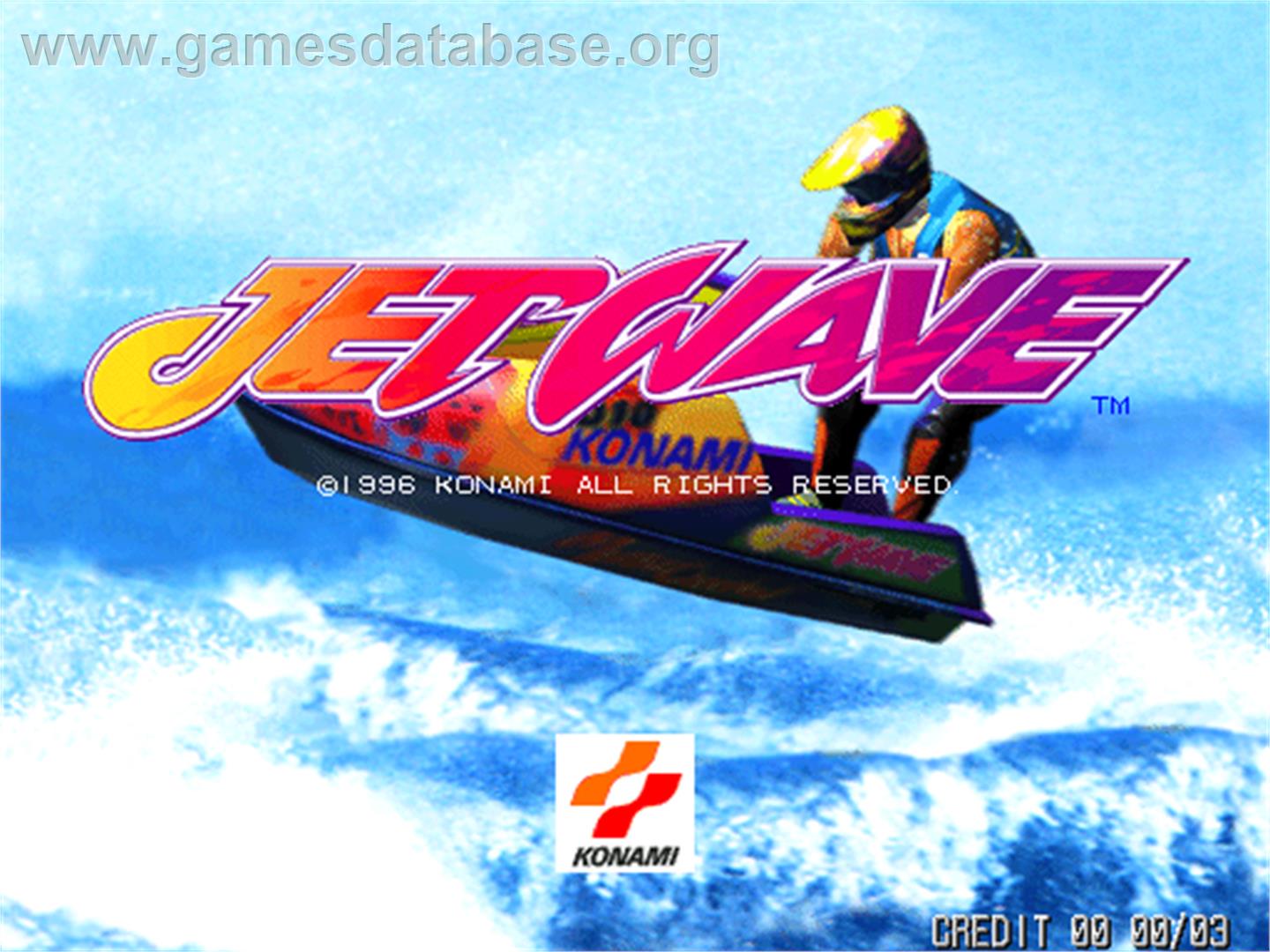 Jet Wave - Arcade - Artwork - Title Screen