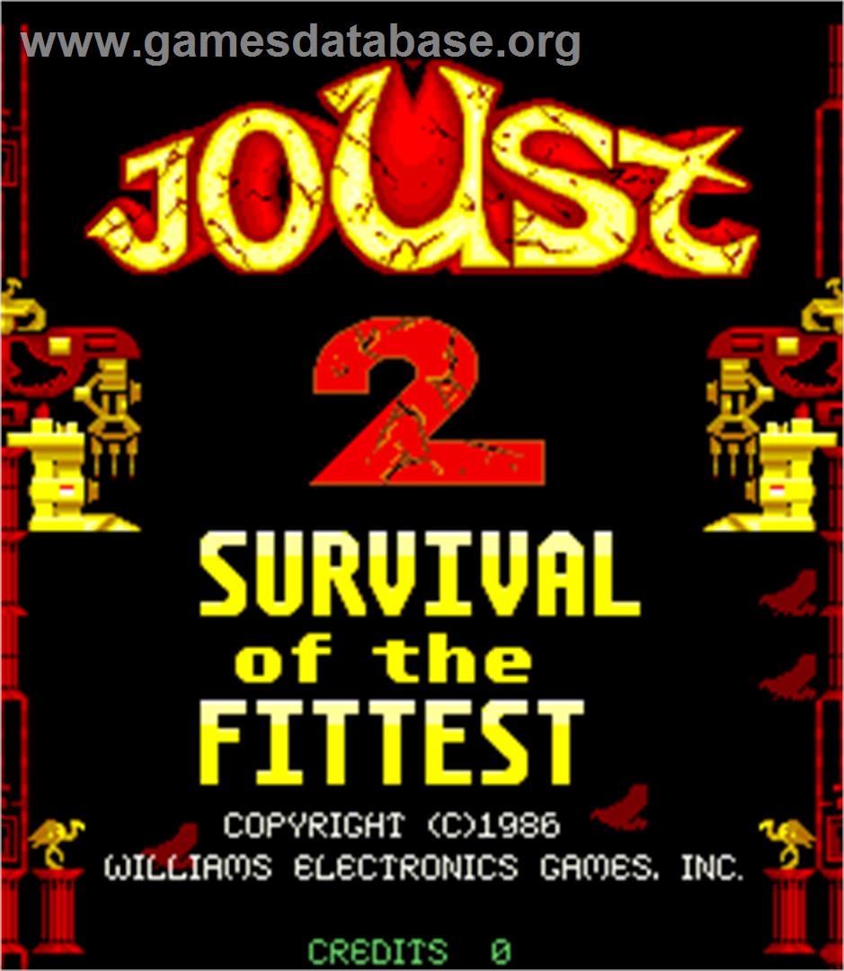 Joust 2 - Survival of the Fittest - Arcade - Artwork - Title Screen