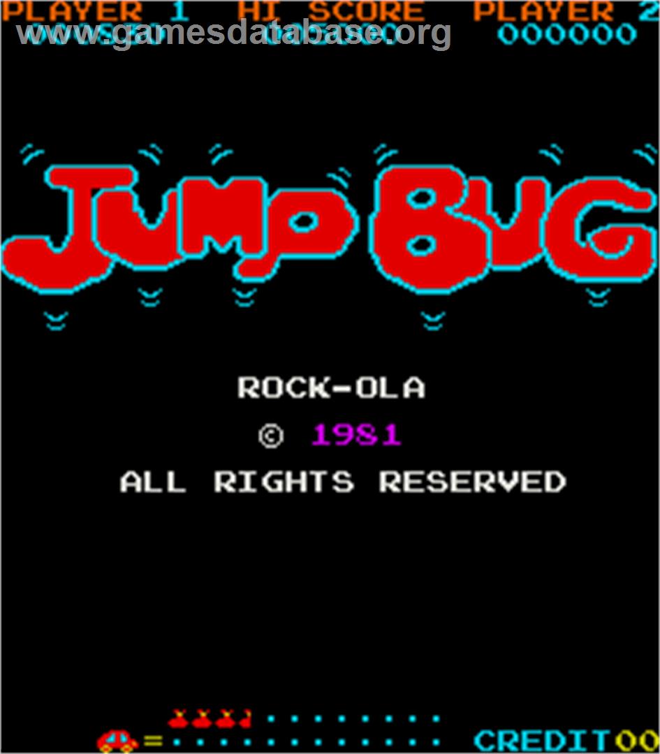 Jump Bug - Arcade - Artwork - Title Screen