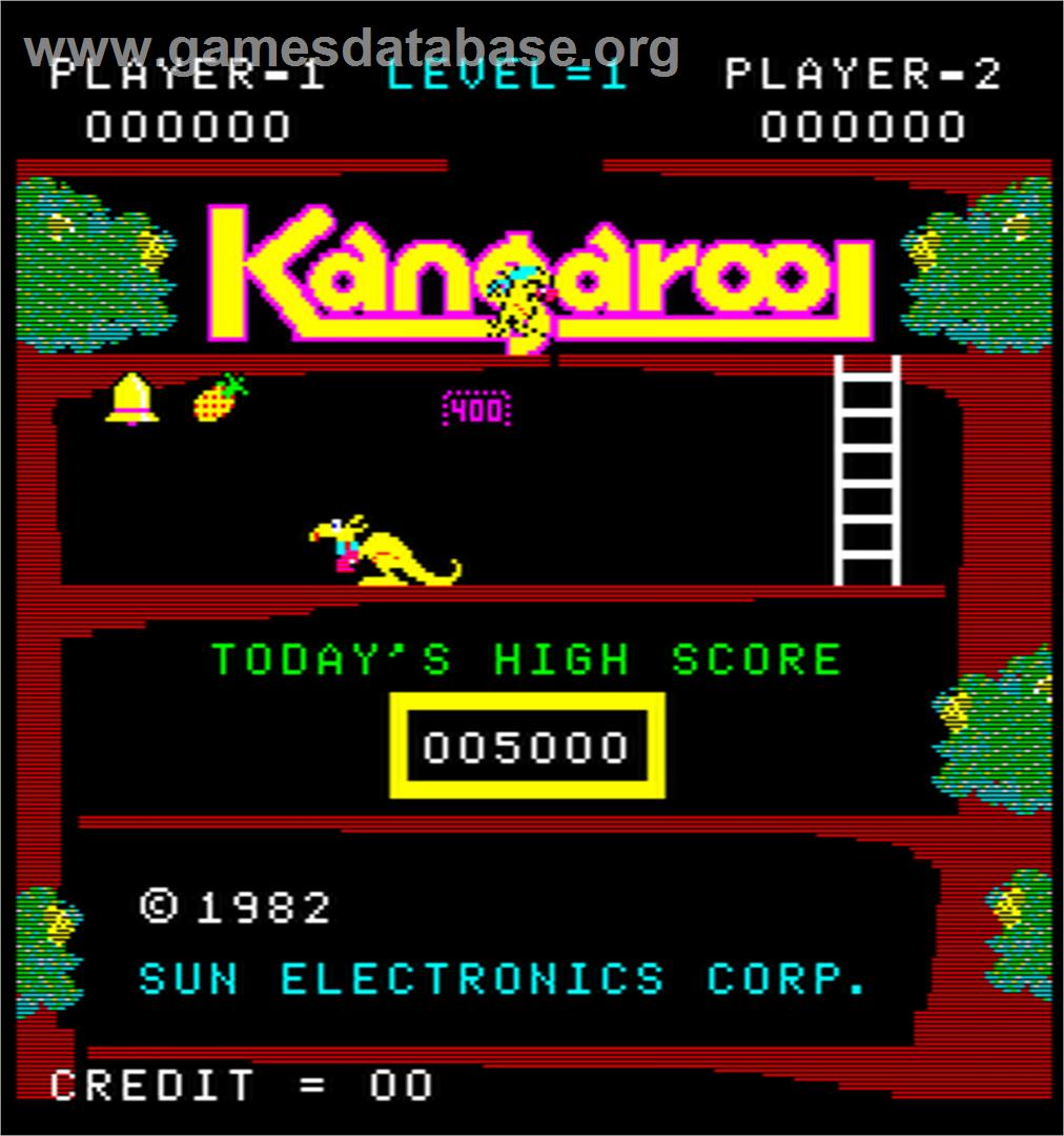 Kangaroo - Arcade - Artwork - Title Screen