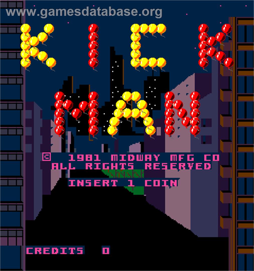 Kickman - Arcade - Artwork - Title Screen