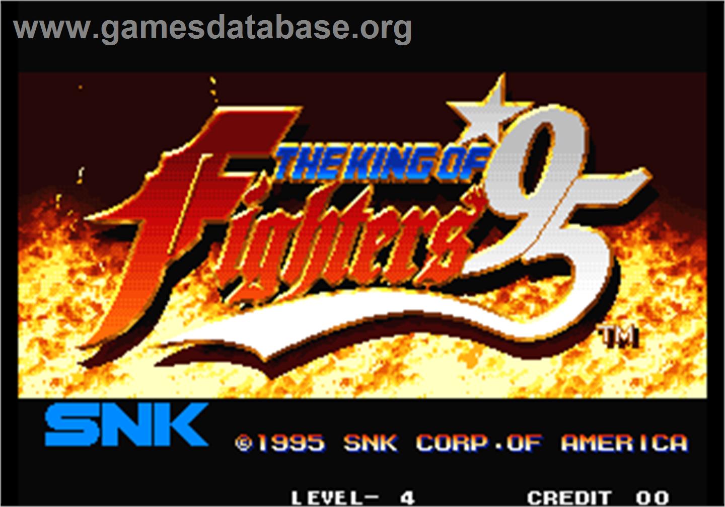 King of Fighters '95, The - Arcade - Artwork - Title Screen