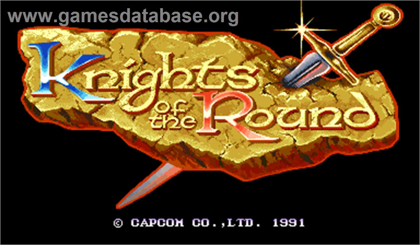 Knights of the Round - Arcade - Artwork - Title Screen