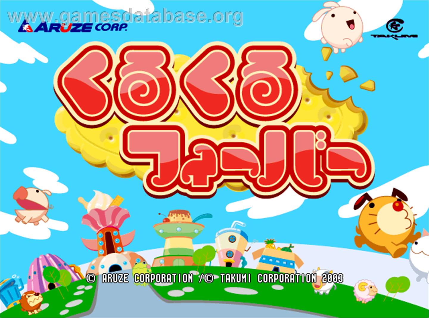 Kurukuru Fever - Arcade - Artwork - Title Screen