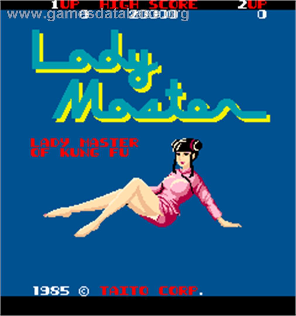 Lady Master of Kung Fu - Arcade - Artwork - Title Screen