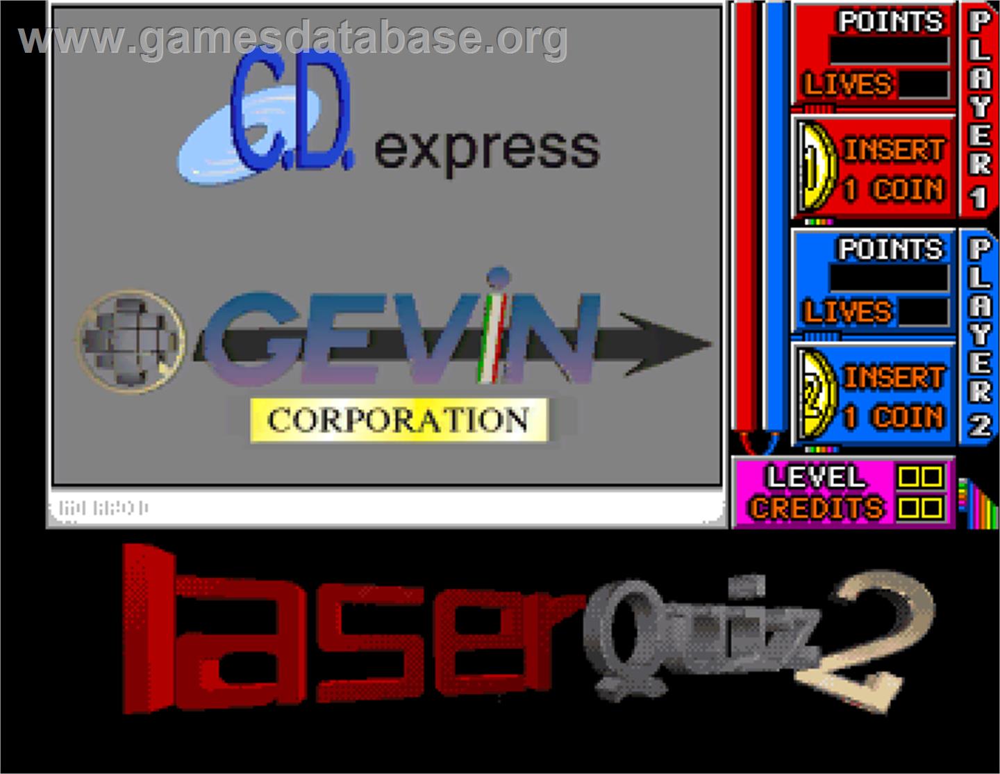 Laser Quiz 2 Italy - Arcade - Artwork - Title Screen