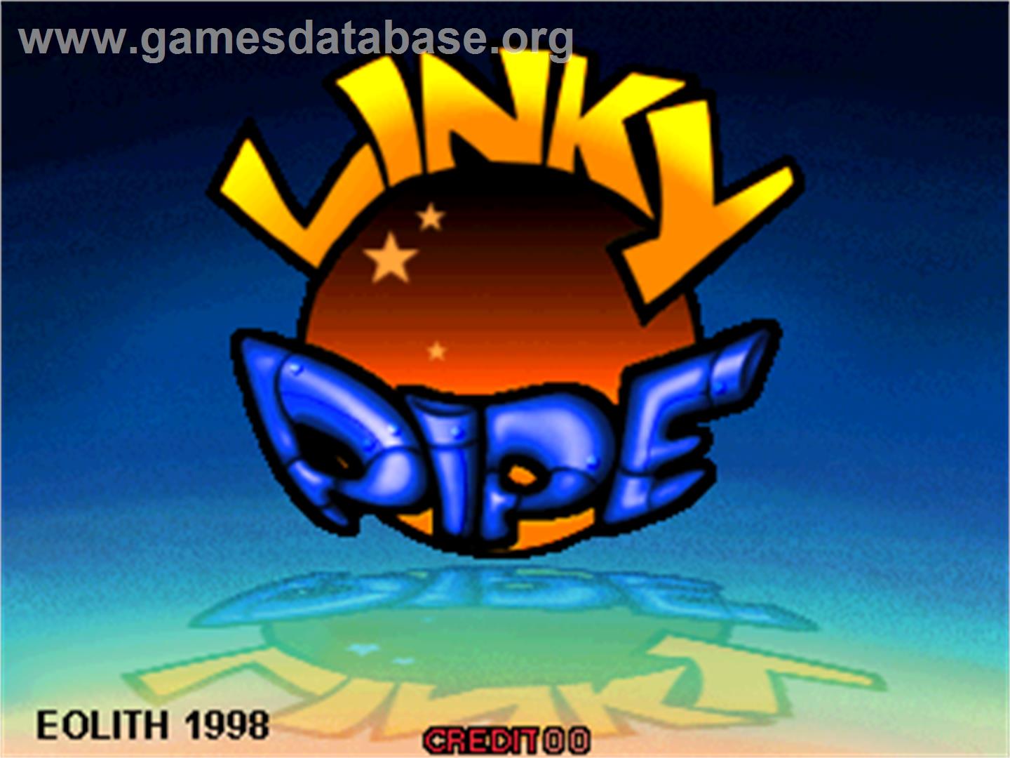 Linky Pipe - Arcade - Artwork - Title Screen