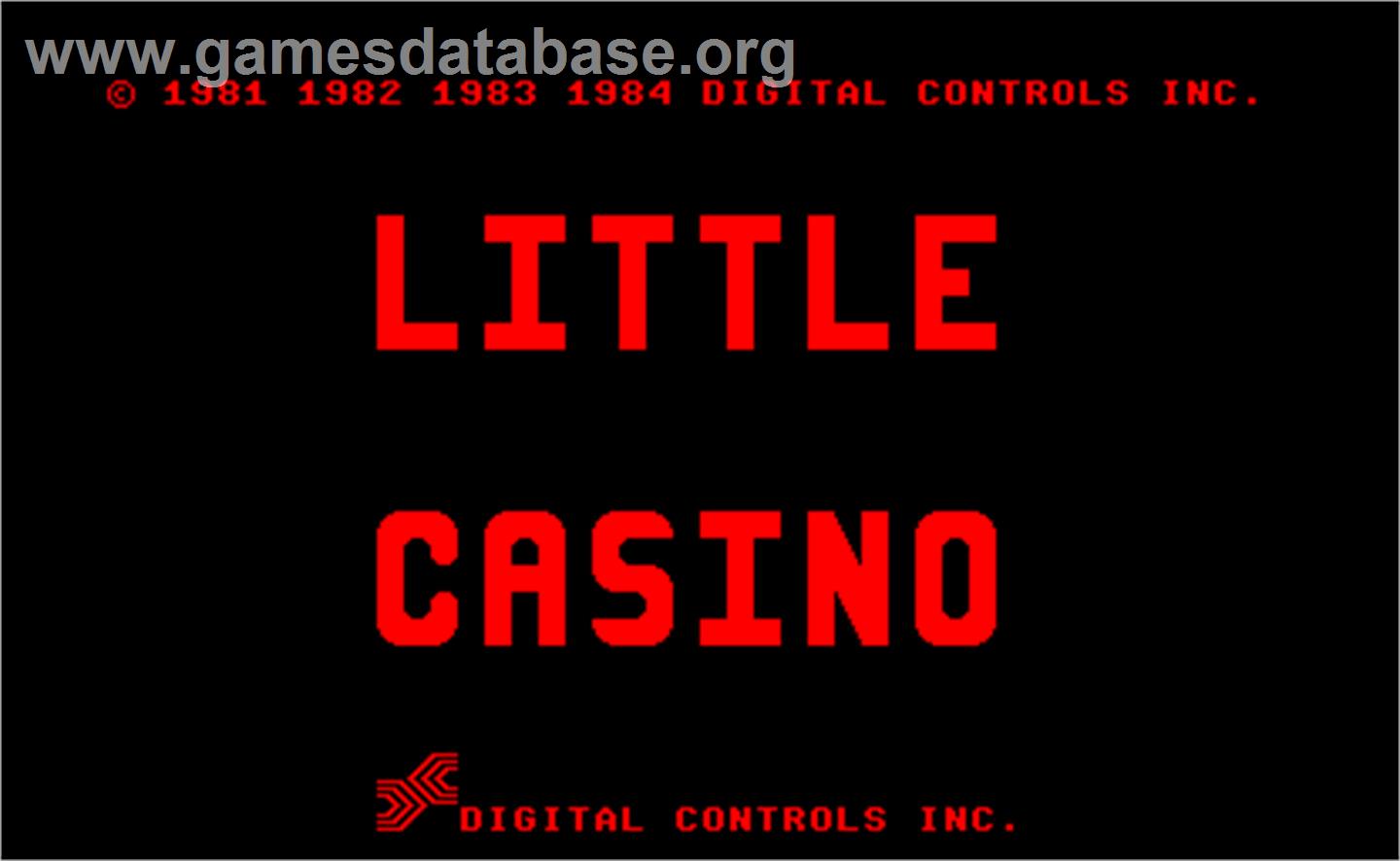 Little Casino - Arcade - Artwork - Title Screen