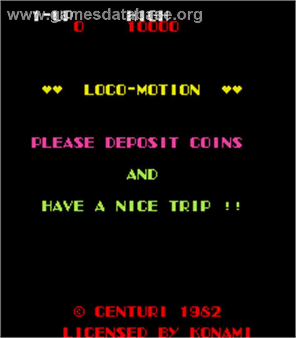 Loco-Motion - Arcade - Artwork - Title Screen