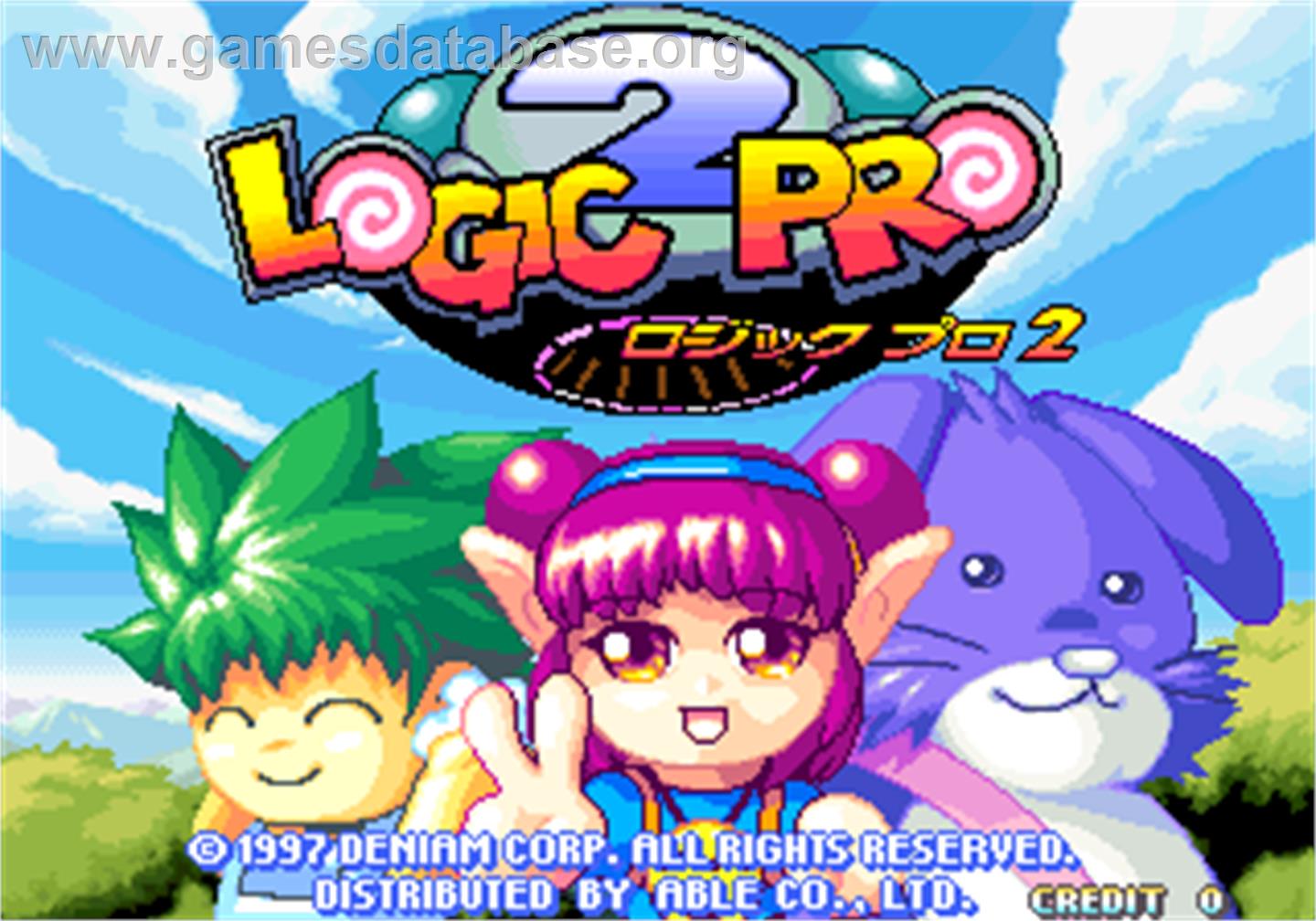 Logic Pro 2 - Arcade - Artwork - Title Screen