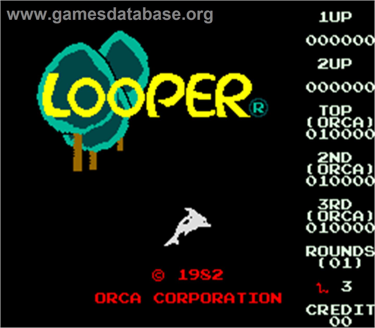 Looper - Arcade - Artwork - Title Screen