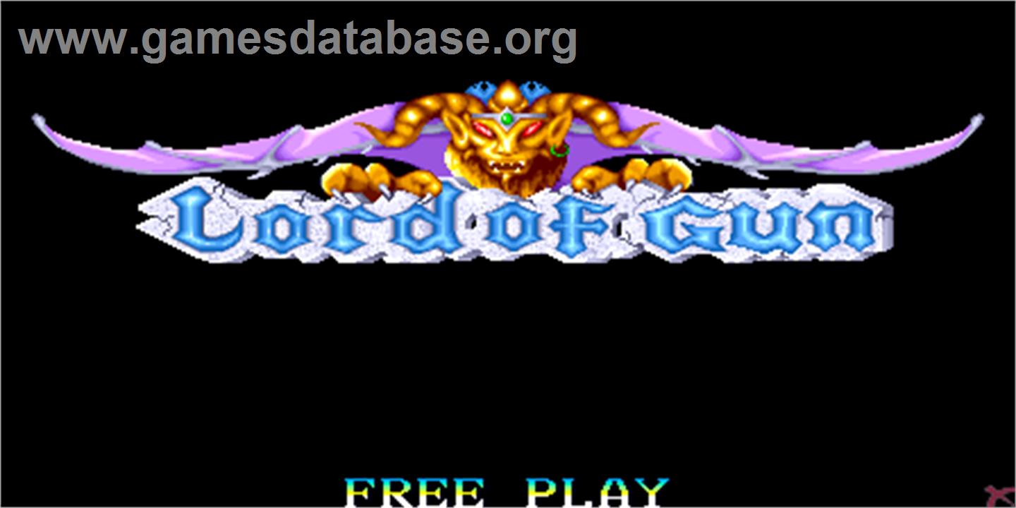 Lord of Gun - Arcade - Artwork - Title Screen