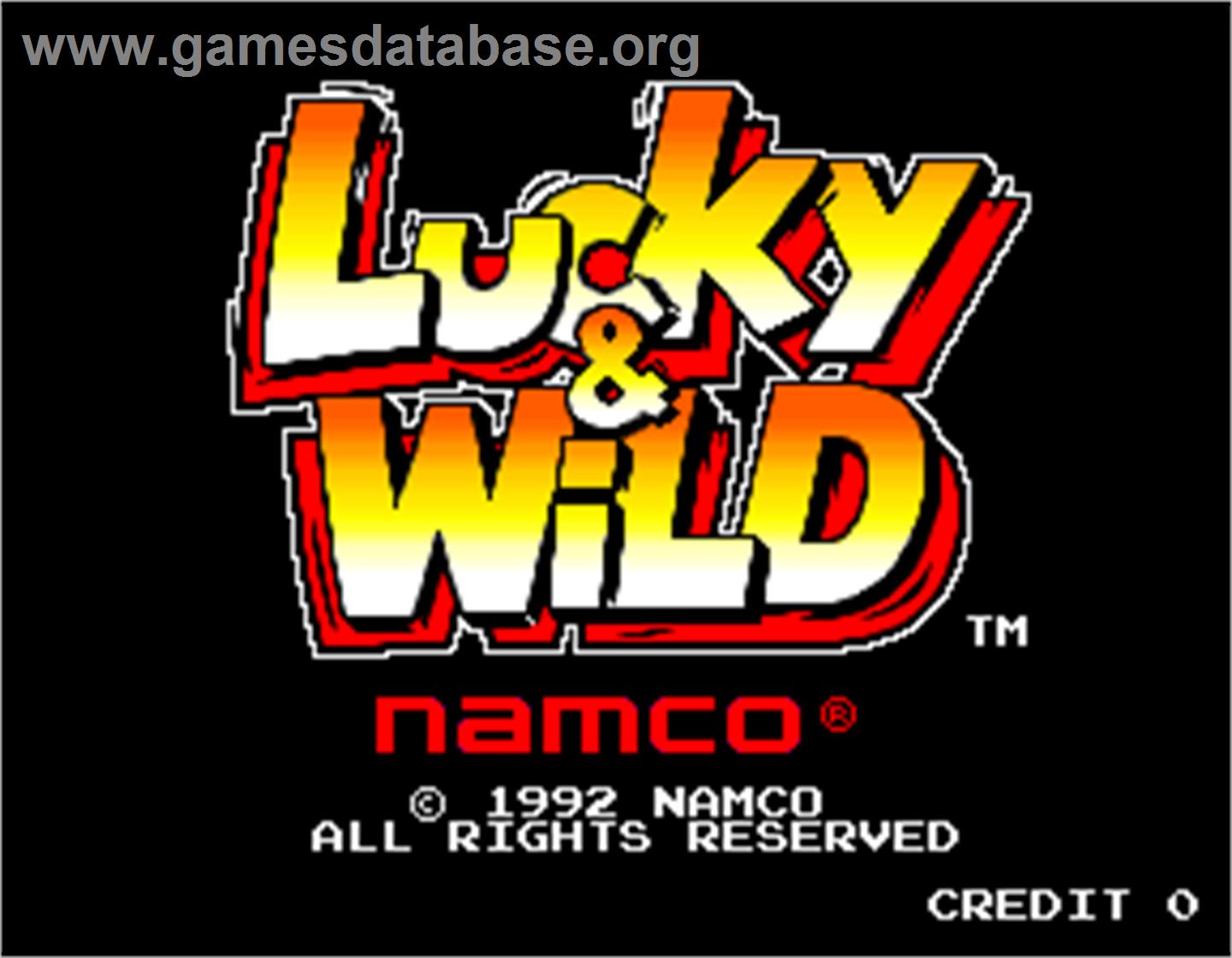 Lucky & Wild - Arcade - Artwork - Title Screen