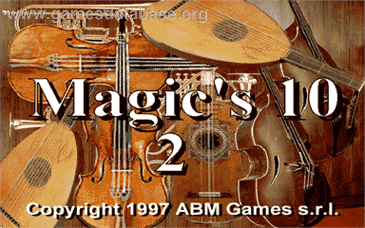Magic's 10 2 - Arcade - Artwork - Title Screen