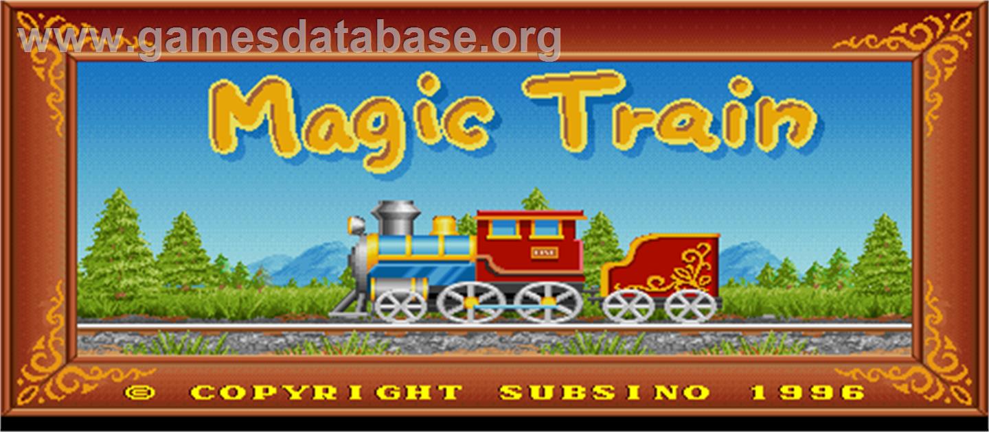Magic Train - Arcade - Artwork - Title Screen