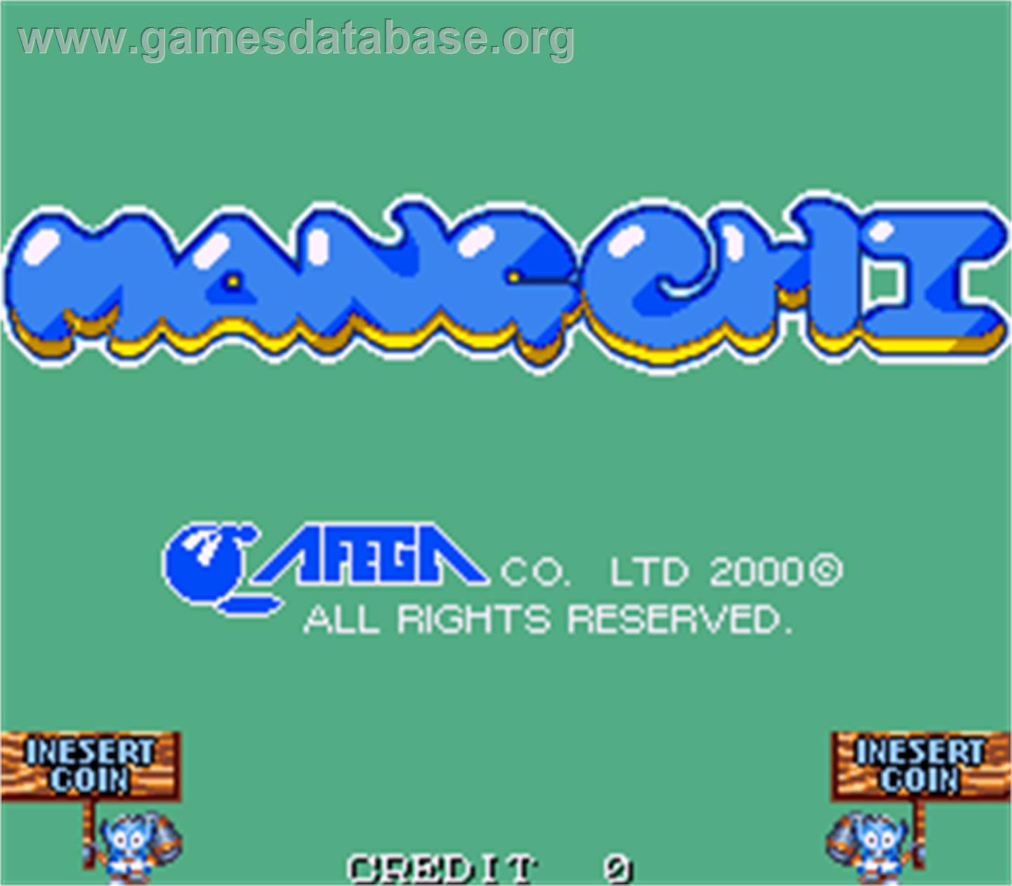 Mang-Chi - Arcade - Artwork - Title Screen